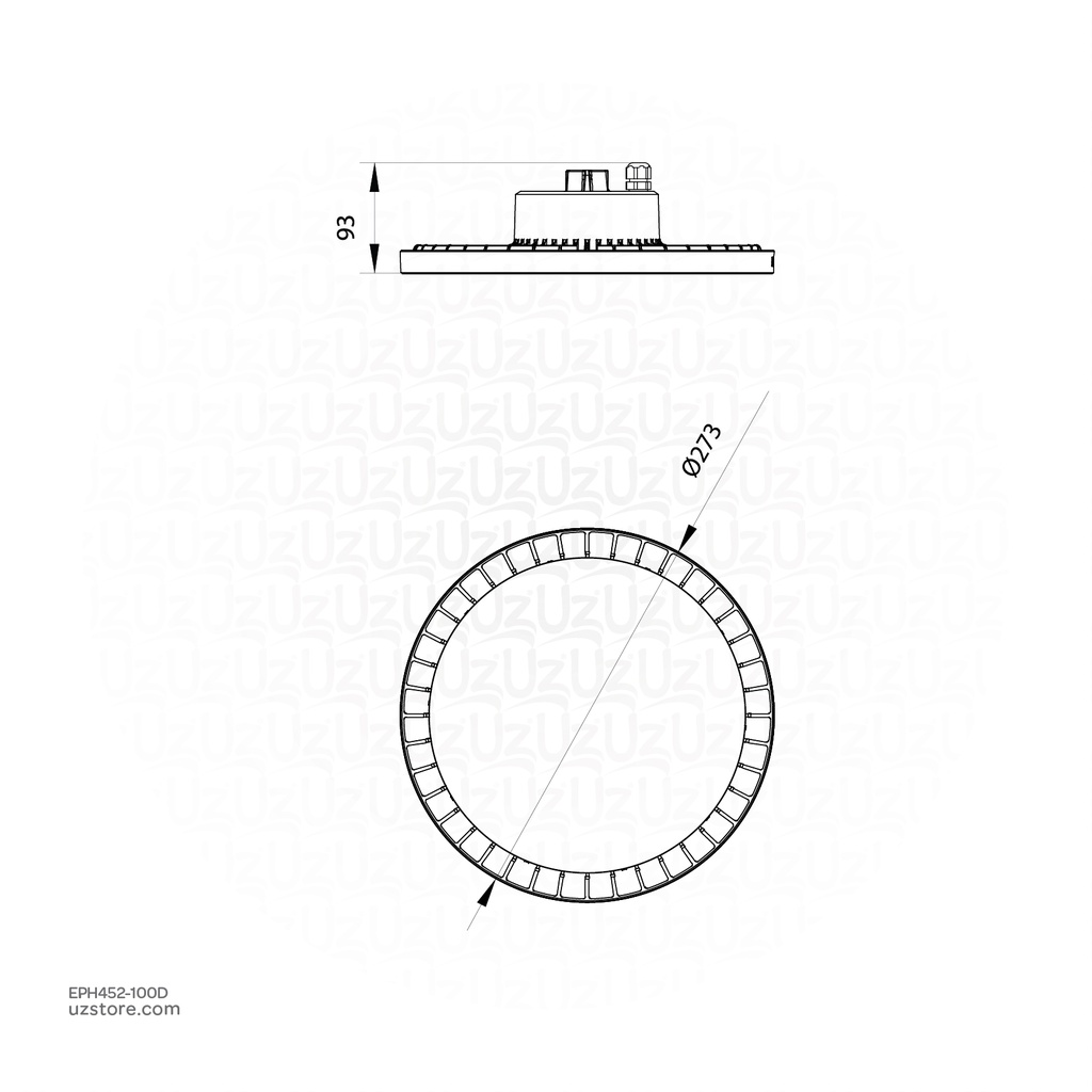 PHILIPS Smart Bright Highbay BY239P LED120/CW PSU GM G2 , 100W 6500K Daylight 911401640107