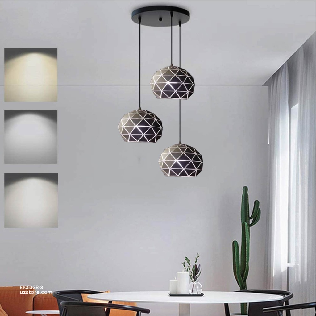 Pendant Light 7001/3 Black 200*250