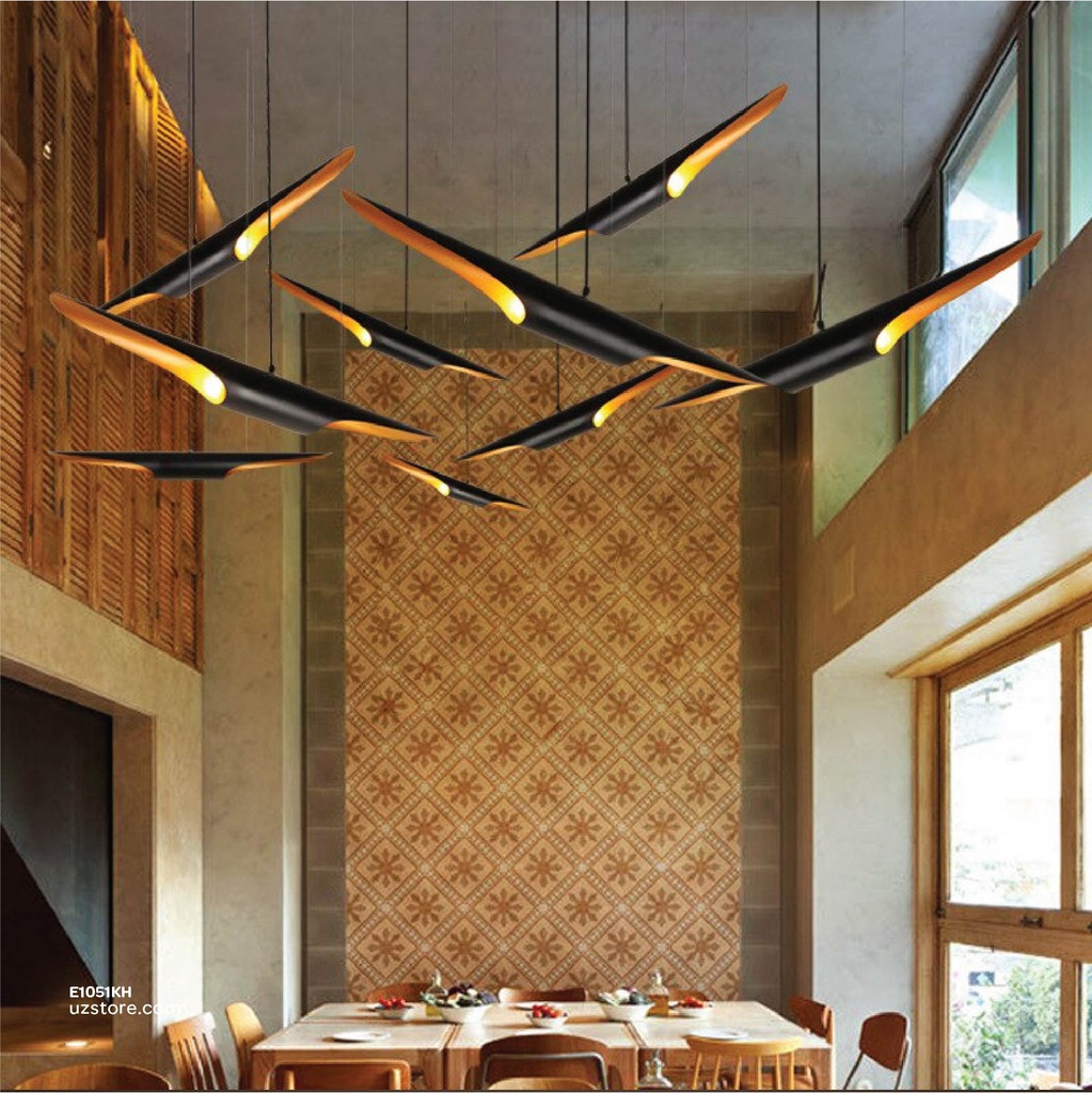 Pendant Light 7961/1 Black 60*600