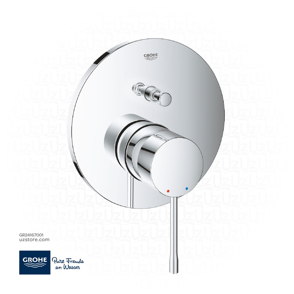 GROHE Essence Single-lever mixer with 2-way diverter , 24167001 , chrome