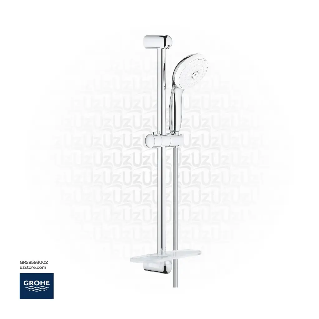 GROHE NTempesta 100 IV shw rail set 600 +dish 28593002