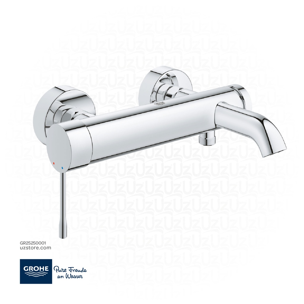 GROHE Essence Single-lever bath mixer 1/2" , 25250001 , chrome