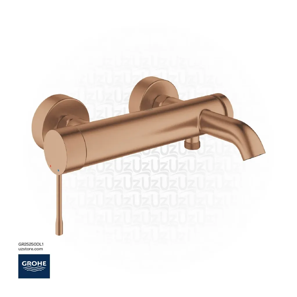 GROHE Essence Single-lever bath mixer 1/2" , 25250DL1 , brushed warm sunset