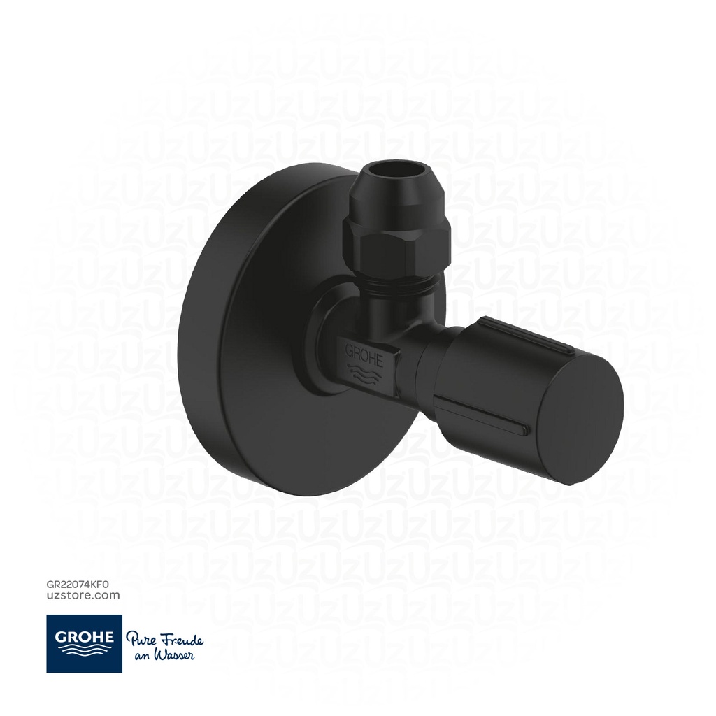 GROHE Angle valve 1/2"x3/8" , 22074KF0 , phantom black