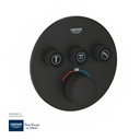 GROHE Grohtherm SmartControl Safety mixer for concealed installation with 3 valves , 29508KF0 , phantom black
