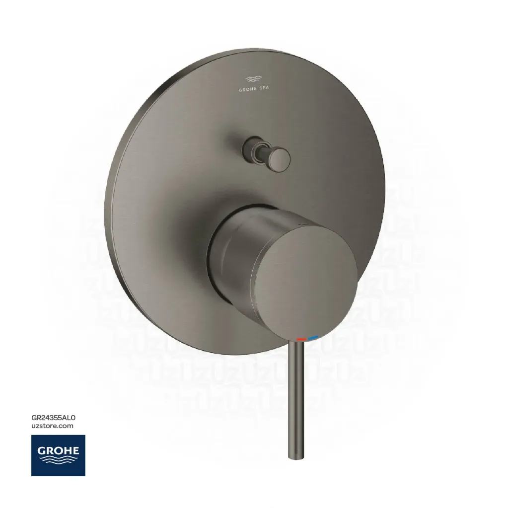 GROHE Atrio Single-lever mixer with 2-way diverter , 24355AL0 , brushed hard graphite