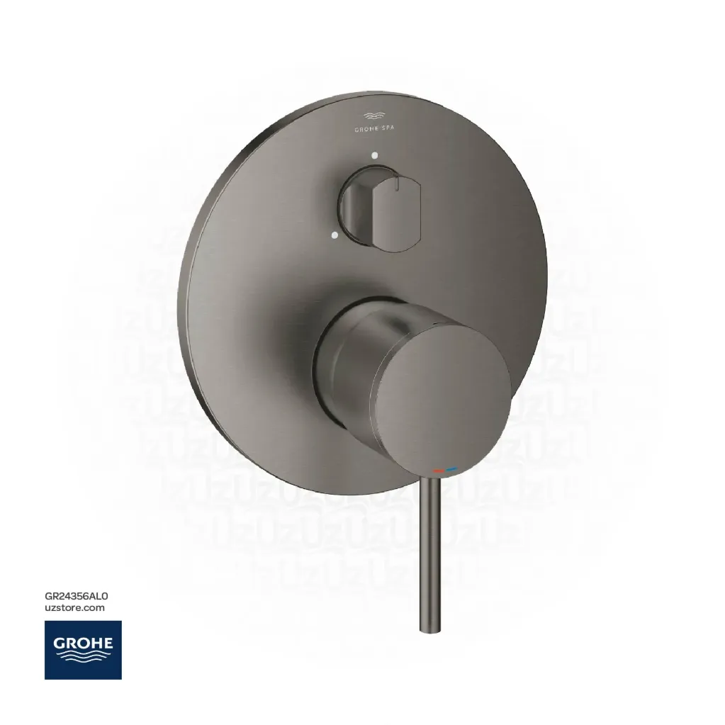 GROHE Atrio Single-lever mixer with 3-way diverter , 24356AL0 , brushed hard graphite