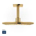 GROHE Rainshower SmartActive 310 Cube Head shower set ceiling 142 mm , 2 sprays , 26481GL0 , cool sunrise
