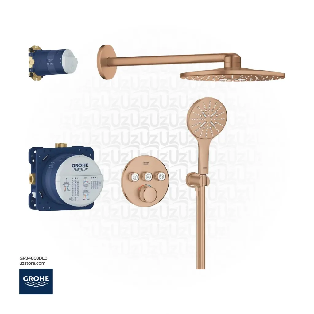 GROHE GRT SmCtr rd conc 3 func shw sys 310 34863DL0