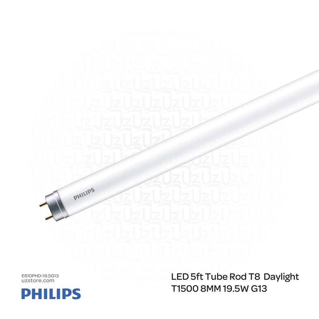 Philips LED 5ft Tube Rod T8 19.5W Daylight TL-PL19.5WF865 LED T8 1500MM 19.5W G13 CDL ND 1CT/4