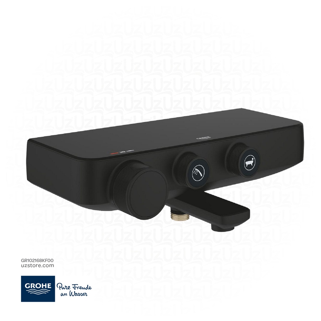 [GR102168KF00] GROHE Grohtherm SmartControl Bath Safety Mixer , 102168KF00 , phantom black