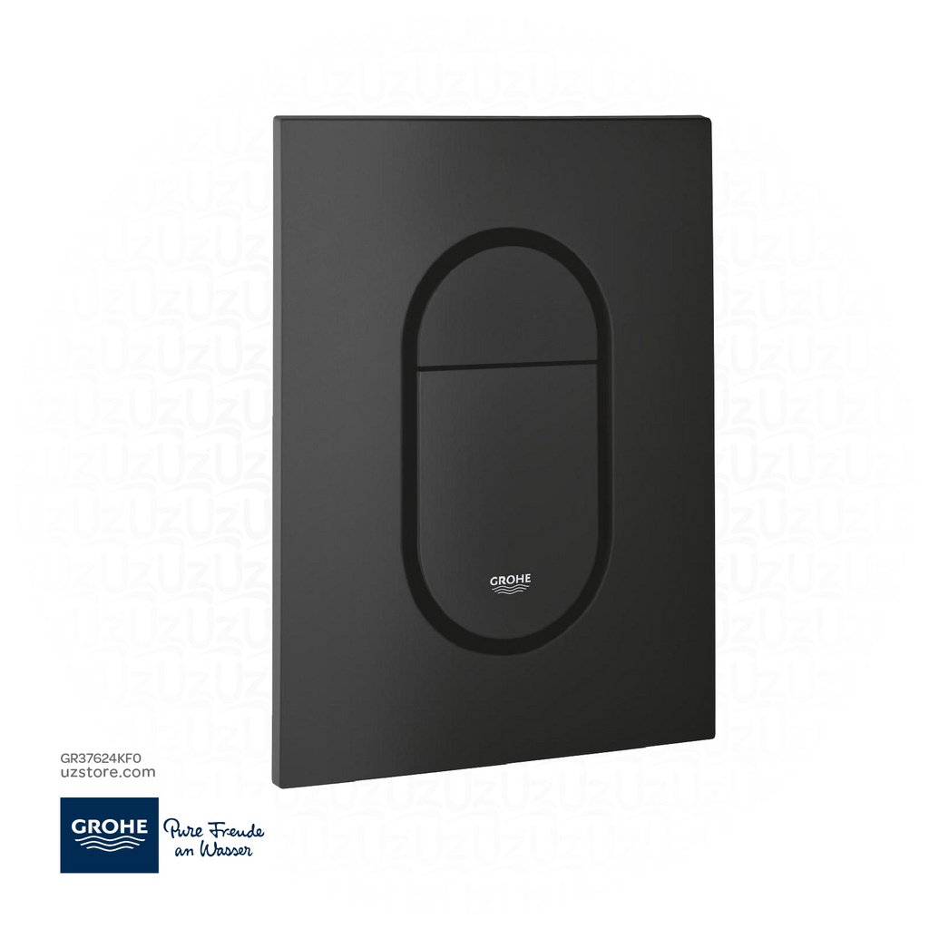 GROHE Arena Cosmopolitan S Wall plate , 37624KF0 , phantom black