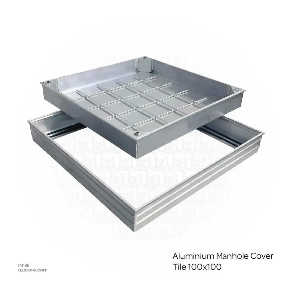 Aluminium Manhole Cover Tile 100x100 AAL/INV/005748