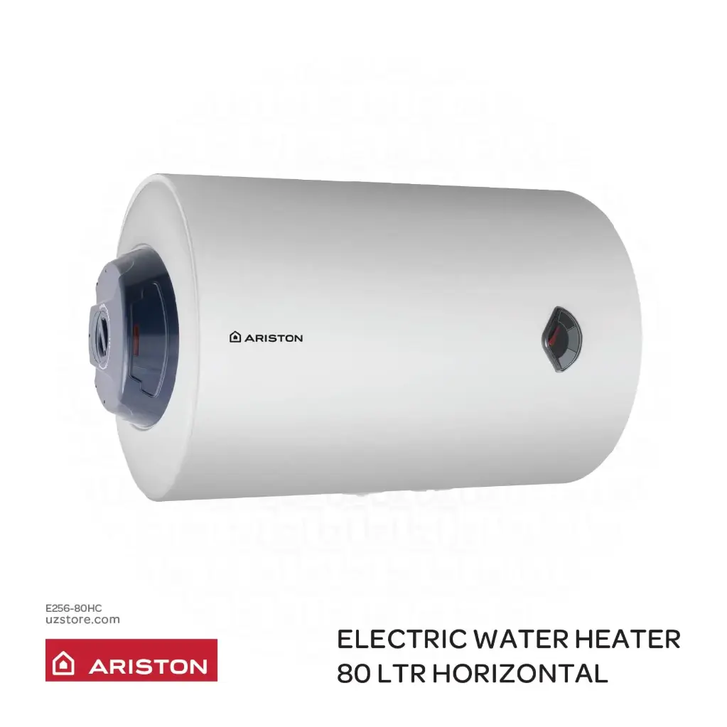 ARISTON Electric Water Heater 80Ltr Horizontal , 1.2kW , 220-240V, Made in China , BLU R 80 H 3605203