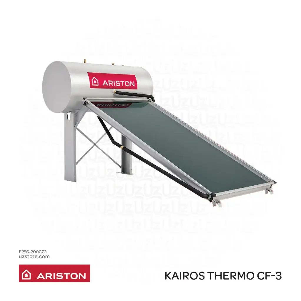 ARISTON  Thermosyphon Kairos Thermo CF-3 Water Heater, Solar System 200Ltr , CF-3_E 200-IT  3022514
