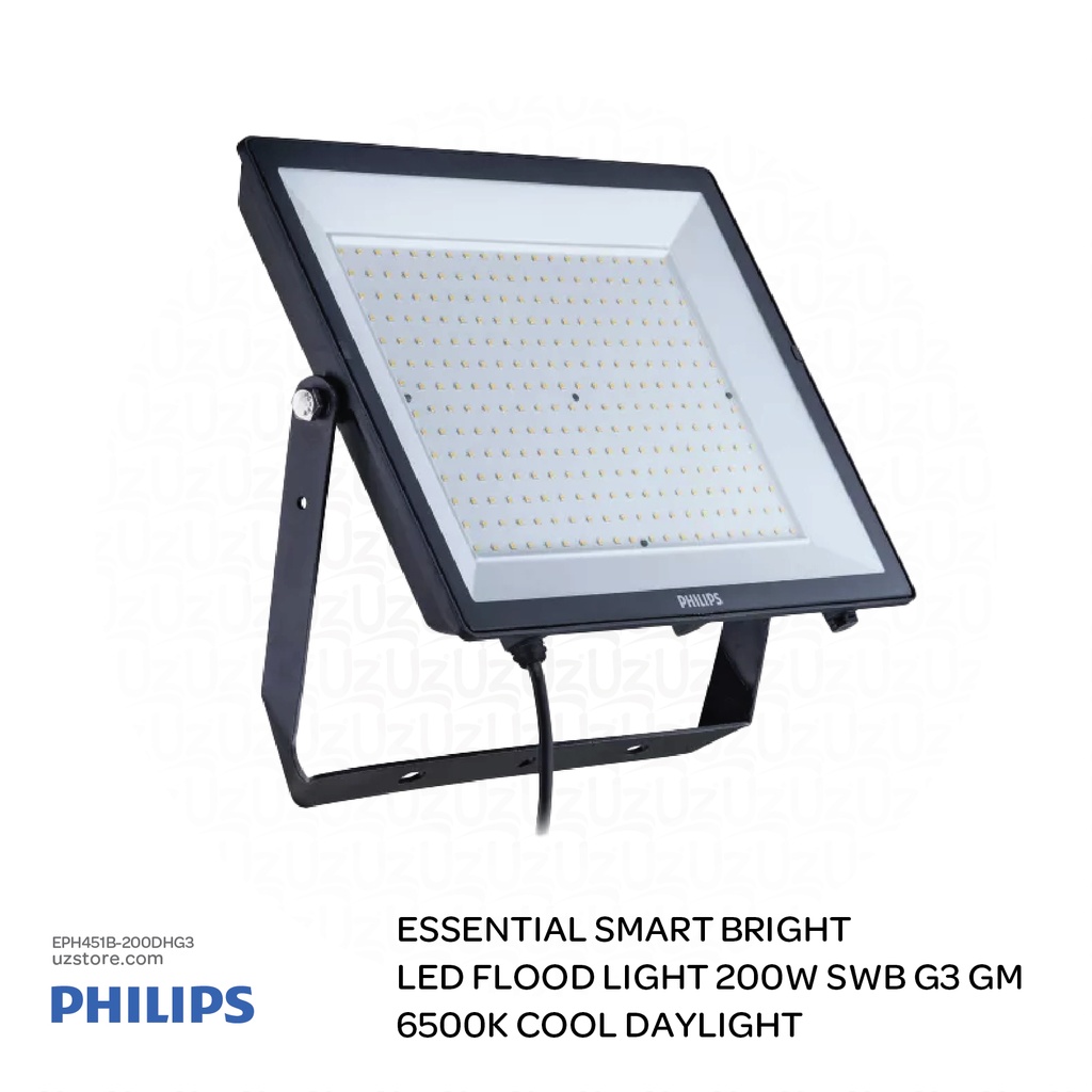 PHILIPS Essential Smart Bright LED Flood Light  BVP150 LED200/CW PSU 200W SWB G3 GM 6500K Cool DayLight 911401838286