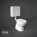 RAK Ceramic LENA Child Water Closet (S-TRAP)
+ Water Tank W/ Seat cover (54CM) Comfort Height 35 CM BL12AWHA+BL15AWHA+YFG076+FS57+FS96CON