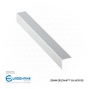 UROSHRINK Spain Tile Corner Steel Trim 193A-PM Plata Mate 25*25MM (ES) Matt Silver