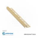 UROSHRINK Spain Tile Corner Steel Trim 212A-OM-12 Oro Mate 12MM (ES) Matt Gold