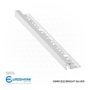 UROSHRINK Spain Tile Corner Steel Trim 212A-PB Plata Brillo 10MM (ES) Bright Silver