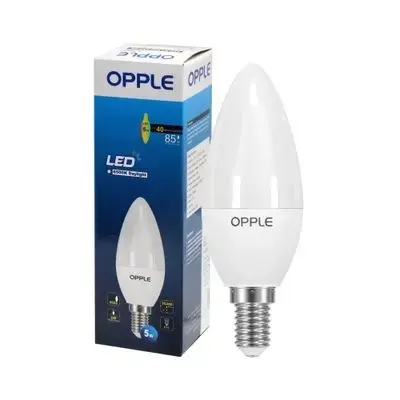 [EP5DFT] OPPLE LED Lamp LED-E1-C35-E14-5W-6500K-CT Daylight 140063078