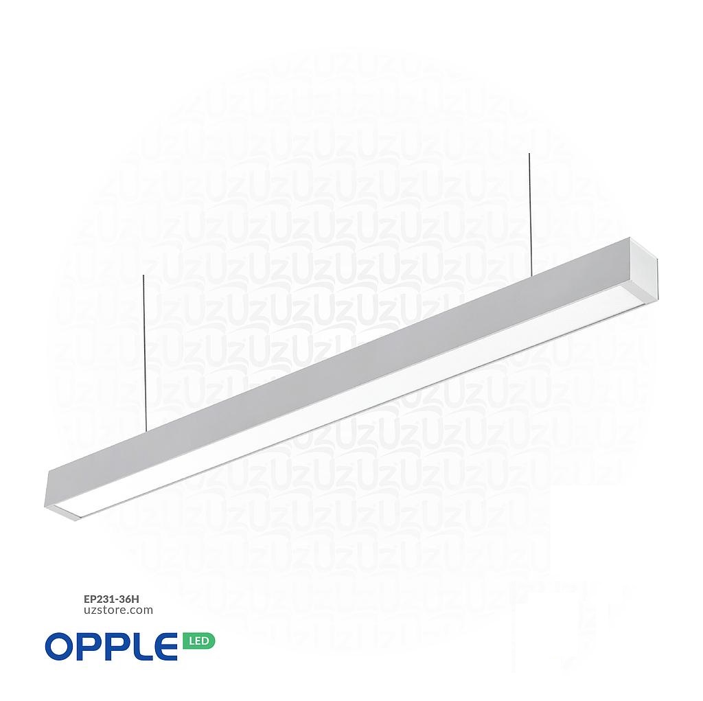 OPPLE 4 feet LED Linear Office LED-UⅡ-HF Linear-1200mm-32W-3000K-IBU-F 32W , 3000K Warm White 542005044210 
