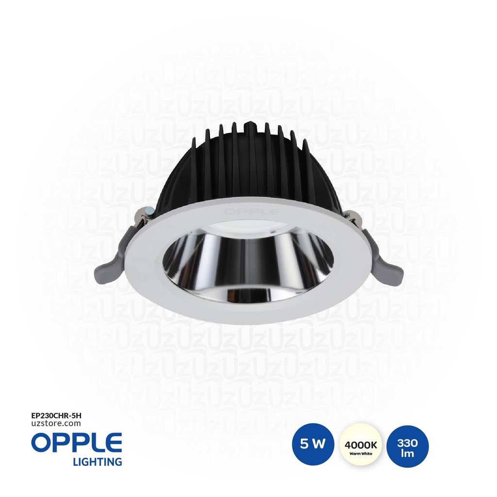 OPPLE  LED Downlight Rc-HR R82-5W-4000-WH-GP 4000K NaturalWhite 140048199 