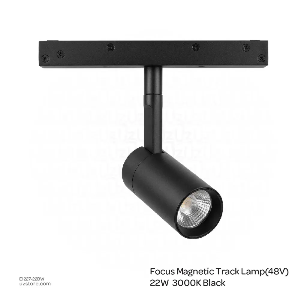Focus Magnetic Track Lamp(48V) 22W 410038 3000K Black 