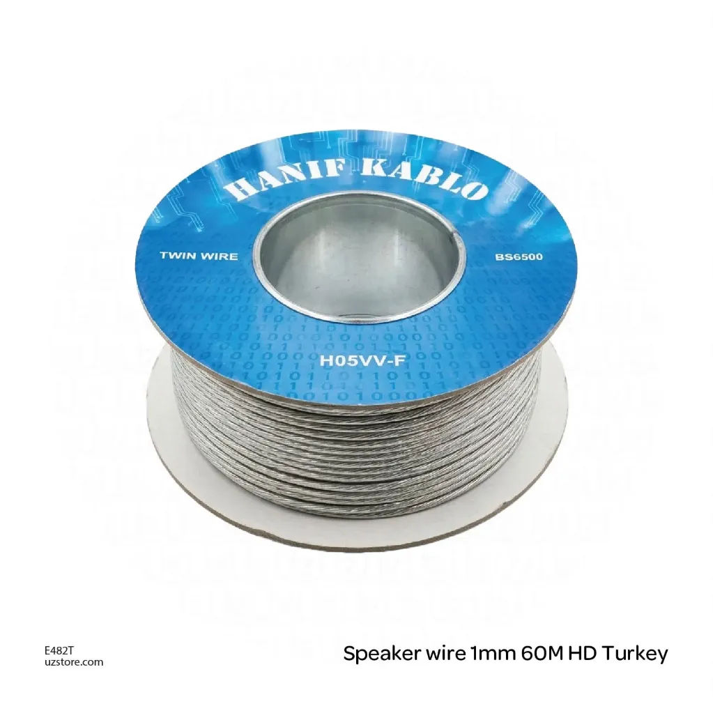 [E482T] Speaker wire 1mm 60M HD Turkey