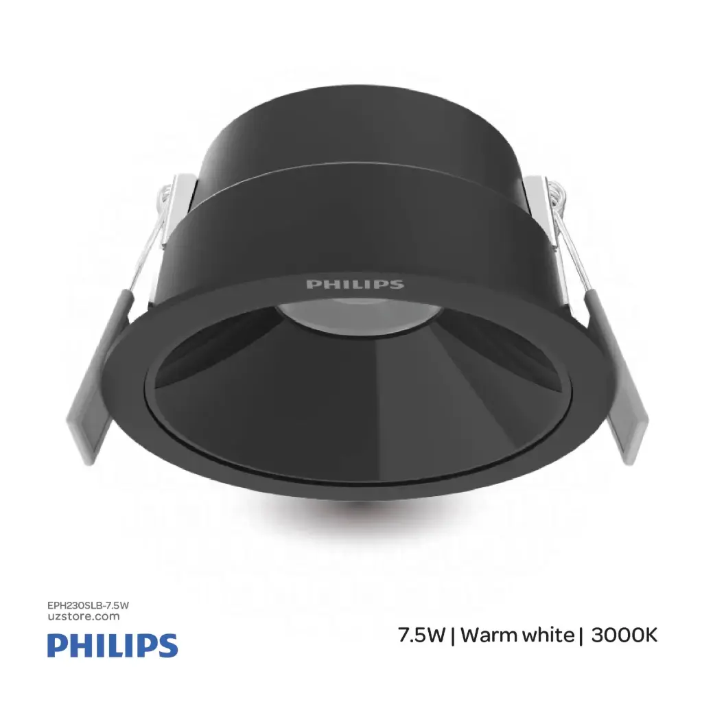 Philips Spotlight SL260 RD 075 7.5W 36D 930 BL R GM (black finish) 3000K Warm white 929004149207 