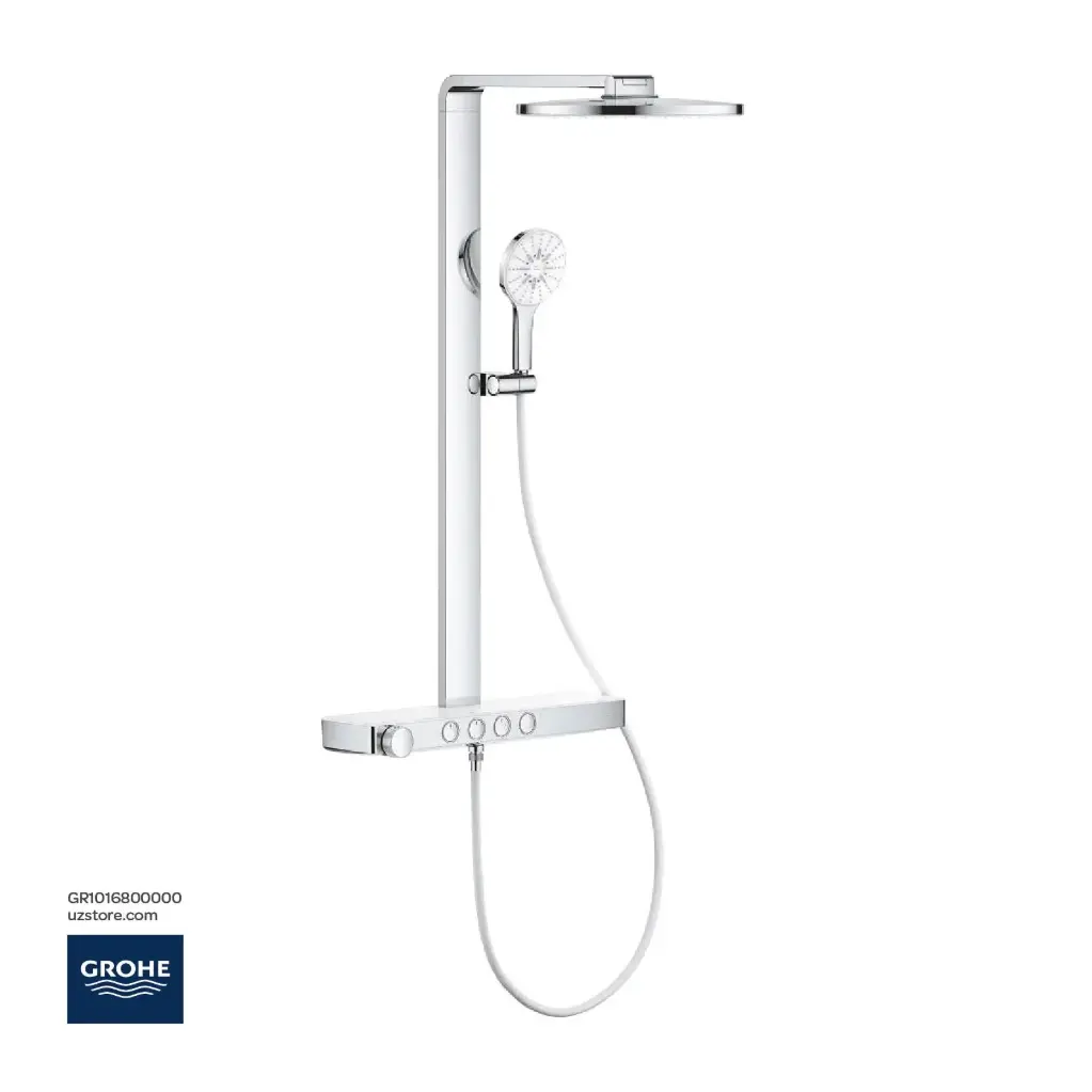GROHE SPA Rainshower Aqua Pure Shower system with thermostat for wall mounting 1016800000 Chrome