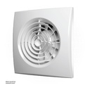 Axial Exhaust fan with back flow valve ⌀100 ERA SILENT 4C TURBO (Made in Russia)