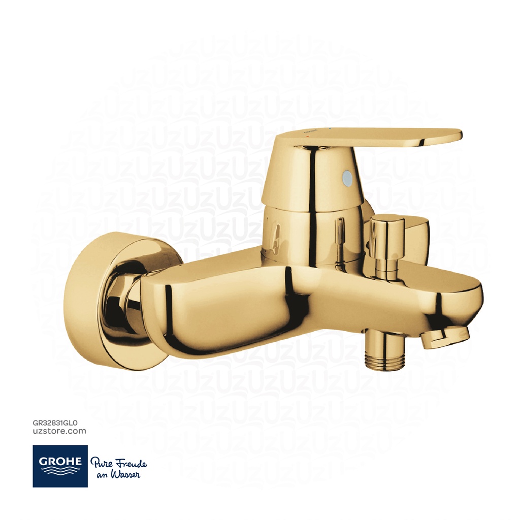 GROHE Eurocosmo Single-lever bath mixer 1/2" , 32831GL0 ,  Cool Sunrise