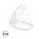 Rak Ceramic Flora WC Soft Close Seat FL05SCQRAWHA