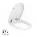 RAK Ceramic KARLA DLX SEAT & COVER ( ABS )  WRAP OVER KR05DXAWHA/YFG047