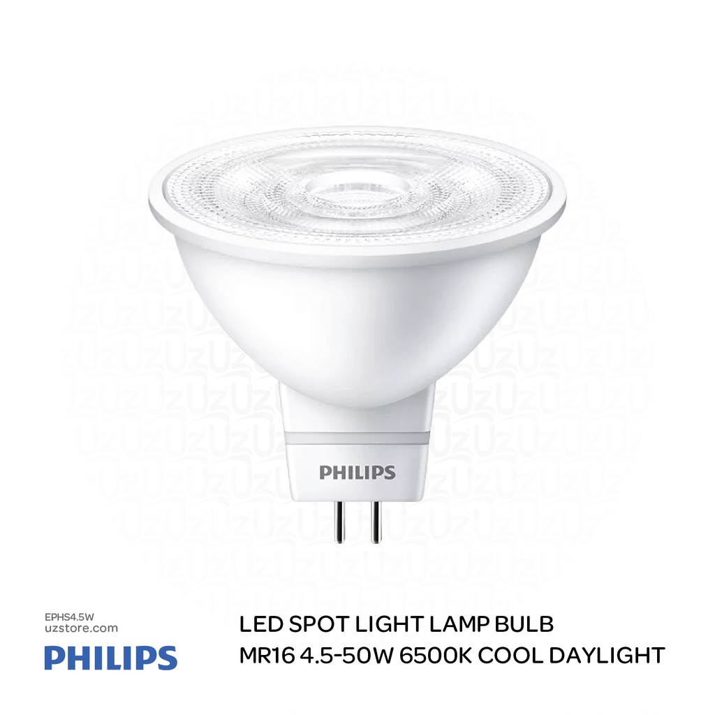 [EPHS4.5W] PHILIPS LED Spot Light Lamp Bulb MR16 4.5-50W 36D 830 100-240V  3000K Warm White  929001874068