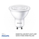 PHILIPS Essential LED Spot Light Lamp 4.7-50W GU10 827 36D 2700K Yellow 929001250427