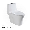 Vlavu Washdown one-piece toilet  Rimless dual-flush , S-trap 300 , UF seat cover WCV1138