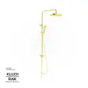 KLUDI RAK Dual shower system L-shape L = 960 mm RAK48042.GD1 Gold Glossy