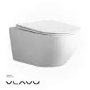 Vlavu Wall-Hung WC – P-trap 180mm, UF Cover & Seat, 535×365×350mm, Glossy White – CB.16.0101