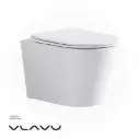 Vlavu Wall-Hung WC – P-trap 180mm, UF Cover & Seat, 485×350×340mm, Glossy White – CB.16.0102