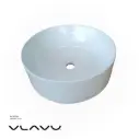 Vlavu Art Basin (Above Counter) – 410×410×150mm, Glossy White – CB.18.0241