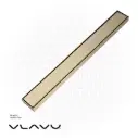 Vlavu Linear Drainer (SUS304) – Outlet 50mm (2"), Drainage Accessory, 55×800mm, Brushed Gold