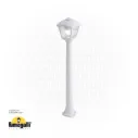 FUMAGALLI GIAFAA/ROBY White Clear E27 LED 6W 2.7K POLE 1 Meter T20.242.WXFIR Made in Italy 