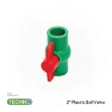 صمام كرة بلاستيكي 2 بوصة (تيكنو)
