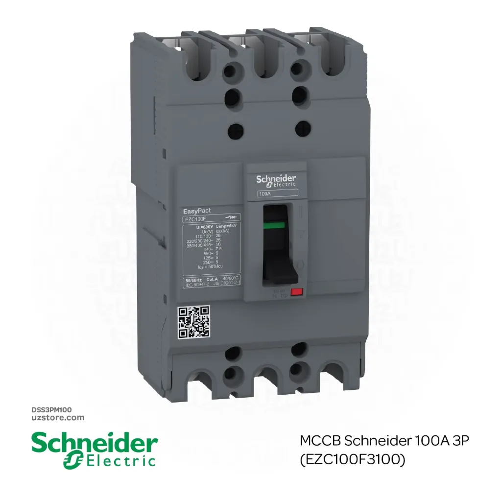 MCCB Schneider 100A 3P ( EZC100F3100 )