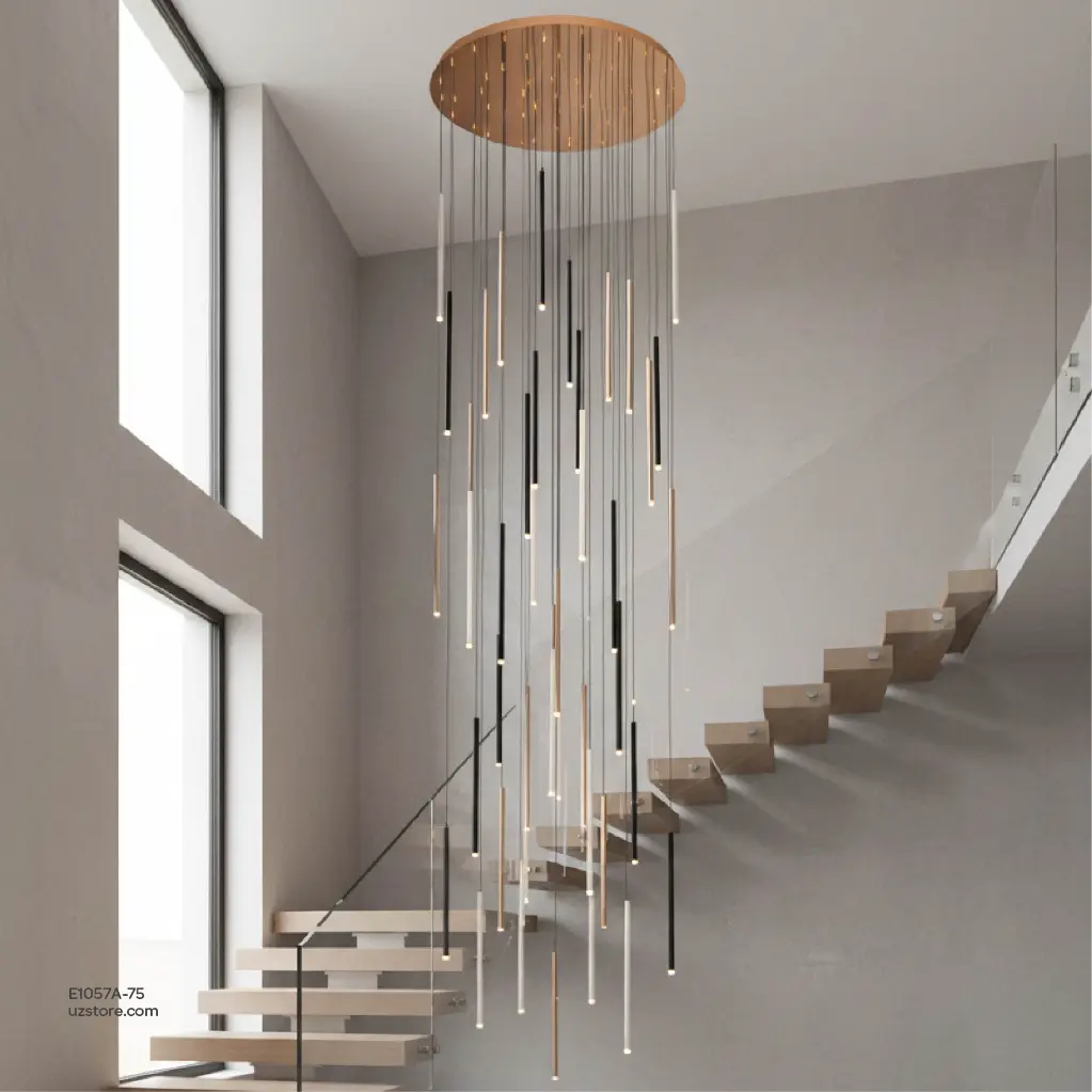 Double Height Chandelier (Multi-Color), Ø80cm, 130W, 3000K , MD20047-75