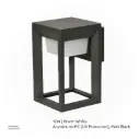 OPTARA Outdoor Wall Light - 12WW, 3000-3500K, Aluminum+PC (UV Protected), Matt Black SH-W21015PC