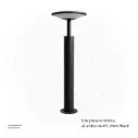 OPTARA Outdoor Bollard Light - 5WW, 3000-3500K, Aluminum+PC, Matt Black SH-202296/600T