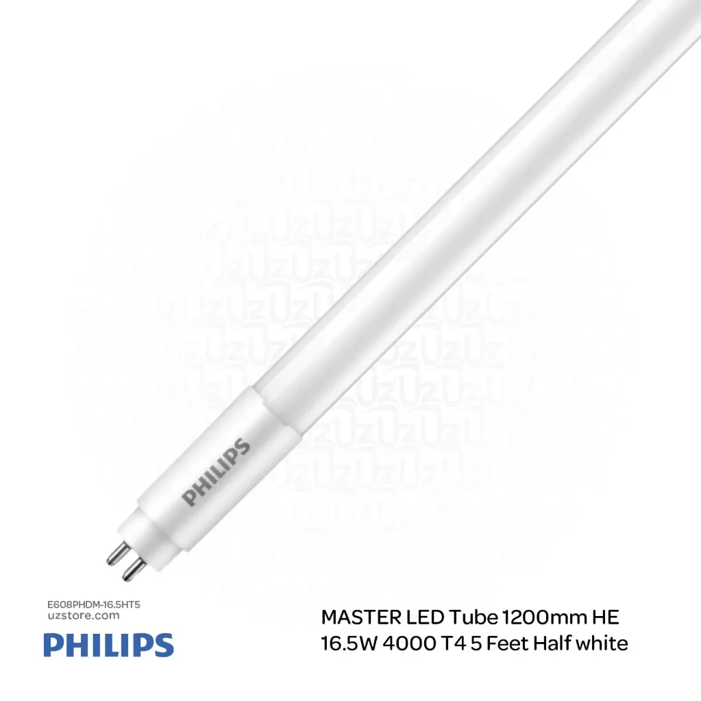 PHILIPS MASTER LED Tube 1200mm HE 16.5W 4000 T5 4 Feet Half white 50,000 Hrs Life time 929002421008